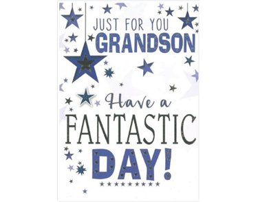 C50 GRANDSON B/DAY CARD ESSENTIAL  6S