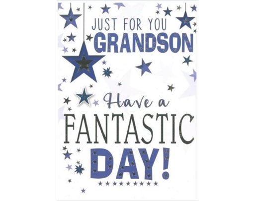C50 GRANDSON B/DAY CARD ESSENTIAL  6S