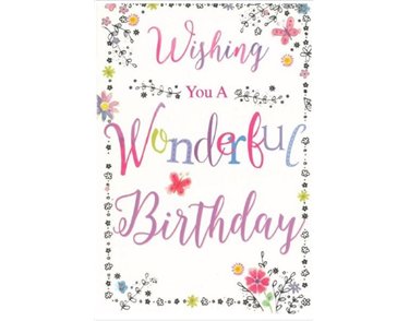 C50 OPEN BIRTHDAY CARD ESSENTIAL  6S
