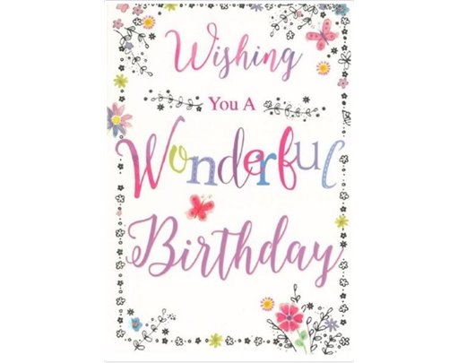 C50 OPEN BIRTHDAY CARD ESSENTIAL  6S