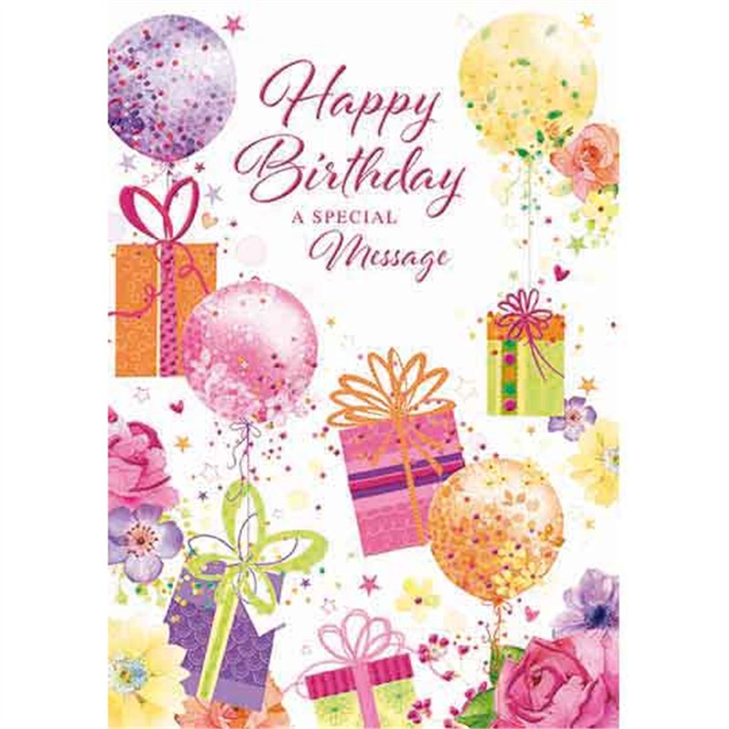 C50 OPEN BIRTHDAY CARD ESSENTIAL  6S