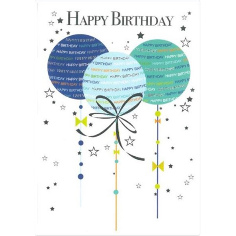 C50 OPEN BIRTHDAY CARD ESSENTIAL  6S