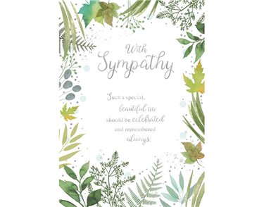 C50 SYMPATHY CARD ESSENTIAL  6S
