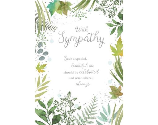 C50 SYMPATHY CARD ESSENTIAL  6S