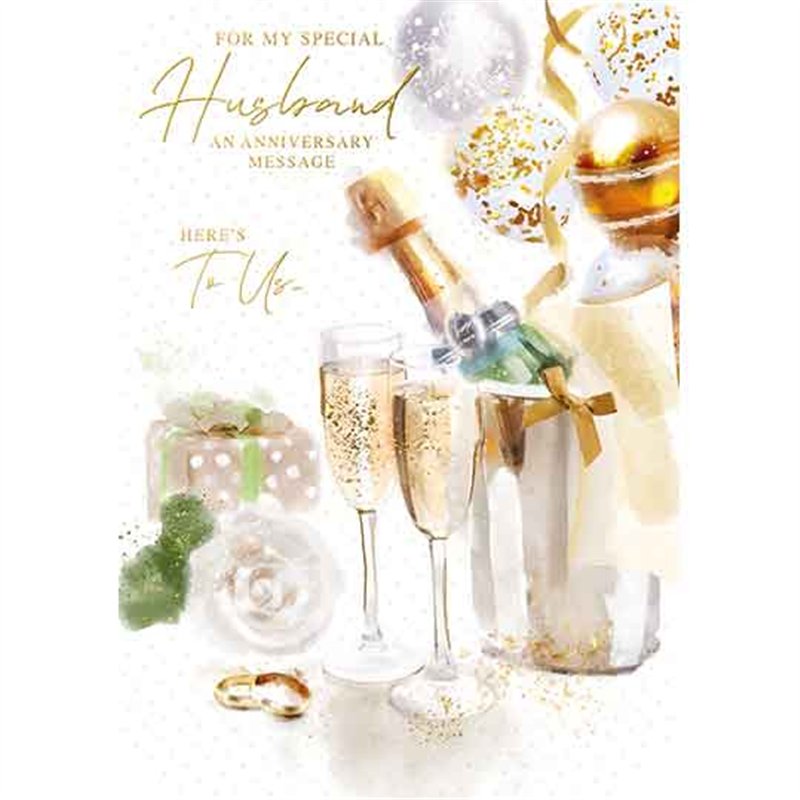 C50 HUSBAND ANNIVERSARY CARD ESSENTIAL  6S