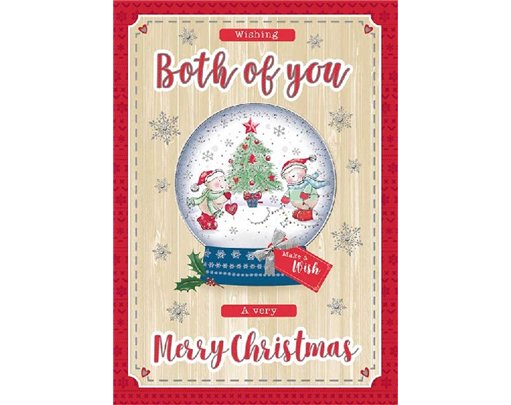 10x7in TO BOTH OF YOU BOXED CARD  3S