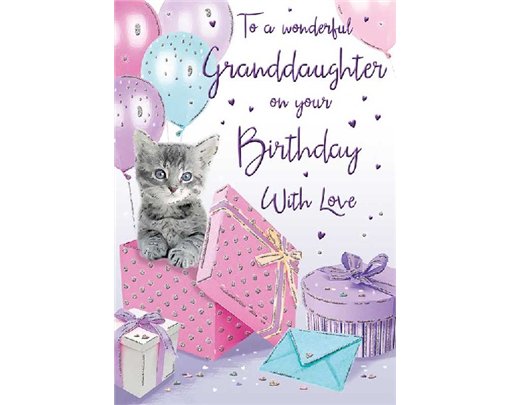 C75 GRANDDAUGHTER BIRTHDAY SPECIAL THOUGHTS 6S