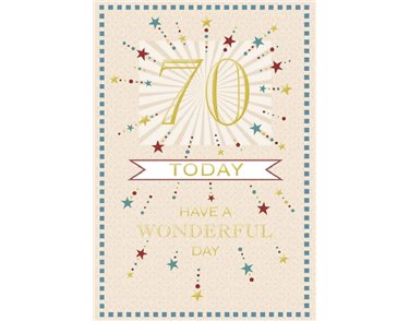 C50 70TH B/DAY CARD ESSENTIAL  6S