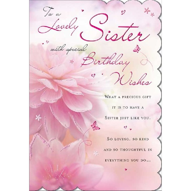 C75 SISTER B/DAY LOVE & WISHES  6S