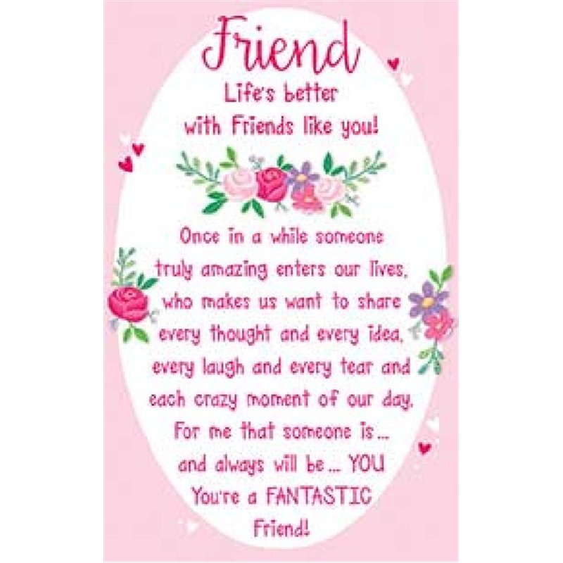 LIFES BETTER WITH YOU KEEPSAKE CARD  6S