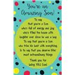 SON YOURE AMAZING KEEPSAKE CARD  6S