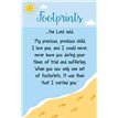 OPEN FOOTPRINTS KEEPSAKE CARD  6S