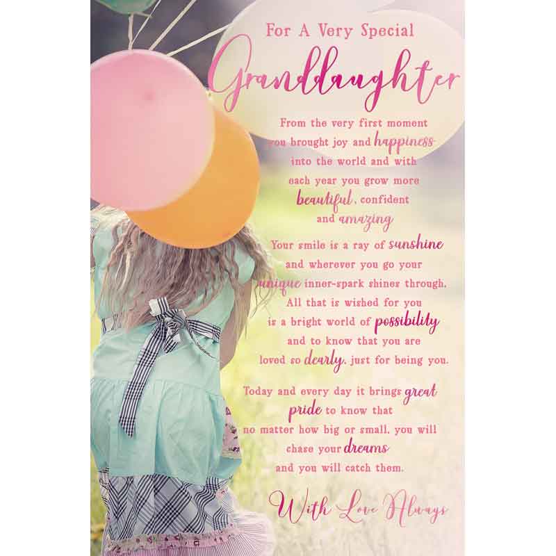 C75 GRANDDAUGHTER SEALED WITH A LOVING WISH
