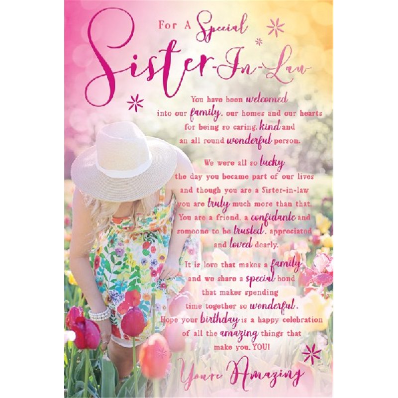 C75 SISTER IN LAW SEALED WITH A LOVING WISH