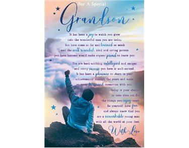 C75 GRANDSON SEALED WITH A LOVING WISH  6S