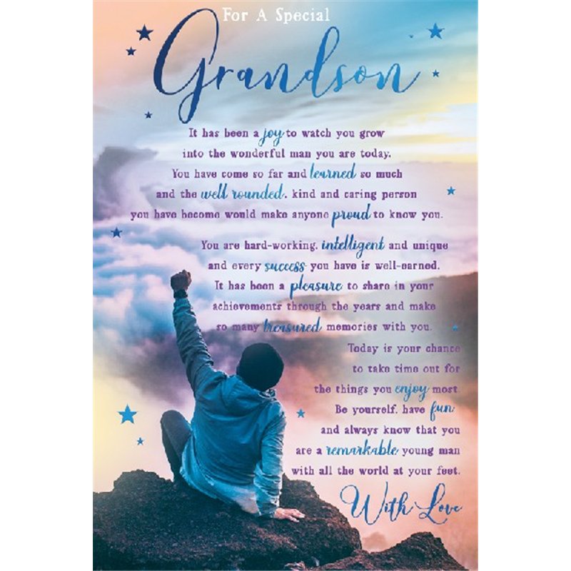 C75 GRANDSON SEALED WITH A LOVING WISH  6S