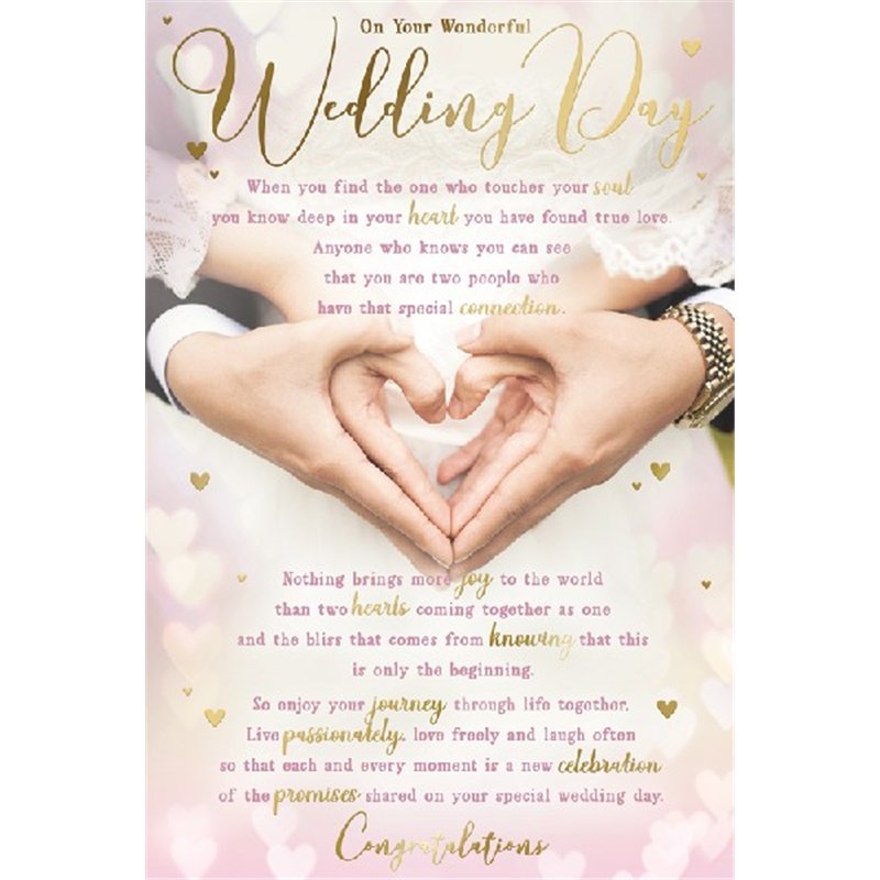 C75 WEDDING DAY SEALED WITH A LOVING WISH  6S