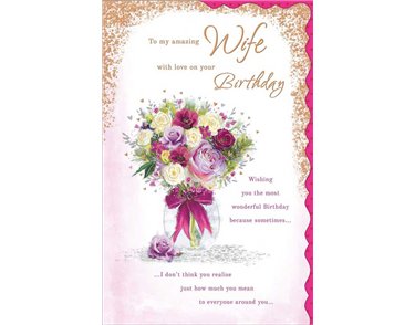 12x8in 8PAGE WIFE TRULY YOURS 6S