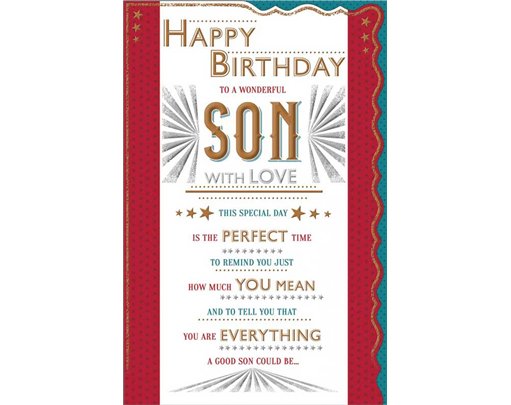 12x8in 8PAGE SON TRULY YOURS 6S