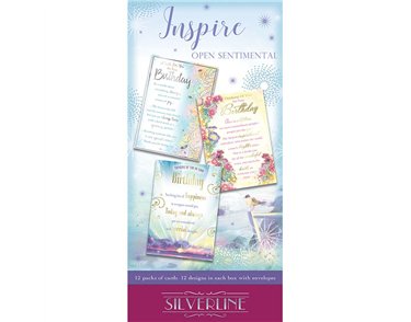 INSPIRE SENTIMENTAL OPEN BIRTHDAY FLATBOX 144S