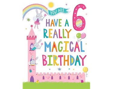 C50 AGE 6 GIRL RAINBOW E/DAY 6S