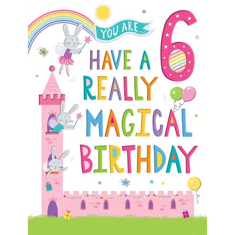 C50 AGE 6 GIRL RAINBOW E/DAY 6S