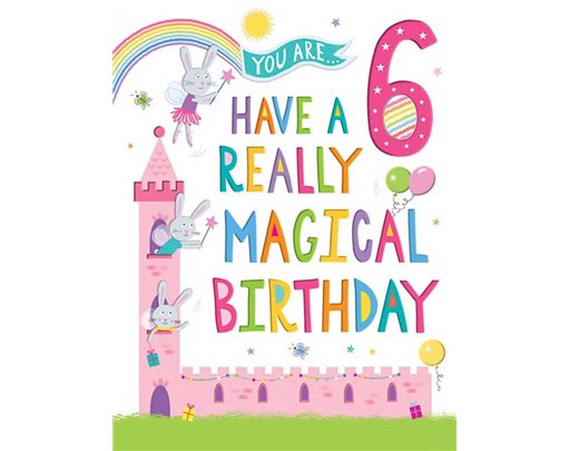 C50 AGE 6 GIRL RAINBOW E/DAY 6S