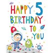 C50 AGE 5 BOY RAINBOW E/DAY 6S