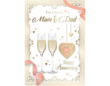 C50 MUM & DAD ANNIVERSARY TRAD SILVERLINE E/DAY 12S