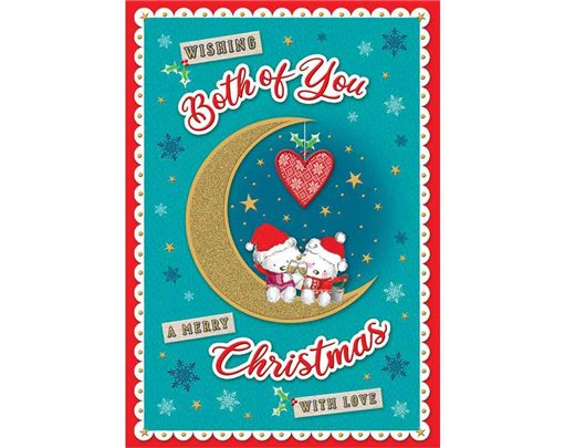 10x7in TO BOTH OF YOU BOXED CARD  3S