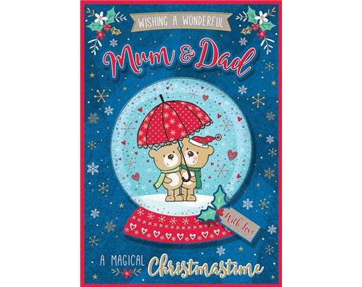 10x7in MUM & DAD BOXED CARD  3S