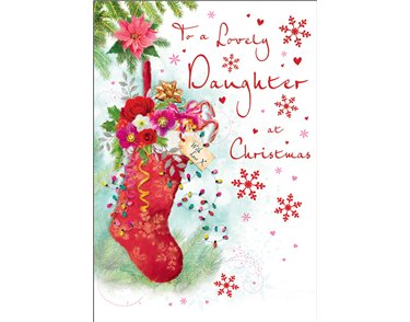 C75 DAUGHTER CHERISHED MOMENTS XMAS 6S