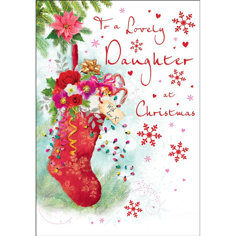 C75 DAUGHTER CHERISHED MOMENTS XMAS 6S