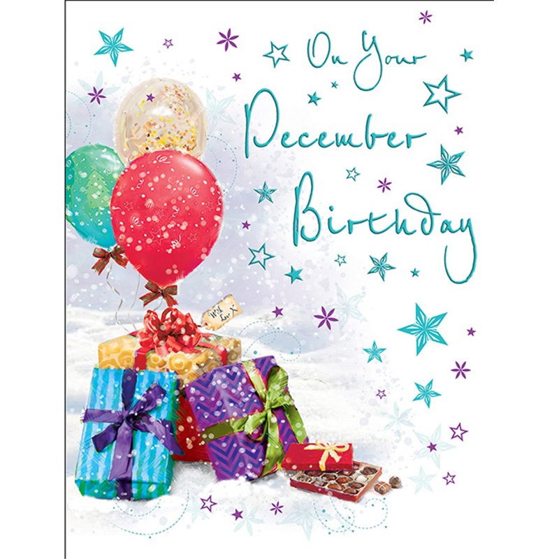 C50 DECEMBER BIRTHDAY CHERISHED MOMENTS XMAS 6S