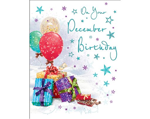 C50 DECEMBER BIRTHDAY CHERISHED MOMENTS XMAS 6S