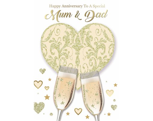 C50 MUM & DAD ANNIVERSARY TRAD SILVERLINE E/DAY 12S