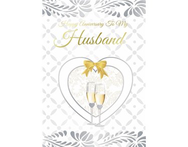 HUSBAND ANNIVERSARY MT SILVERLINE E/DAY 12S