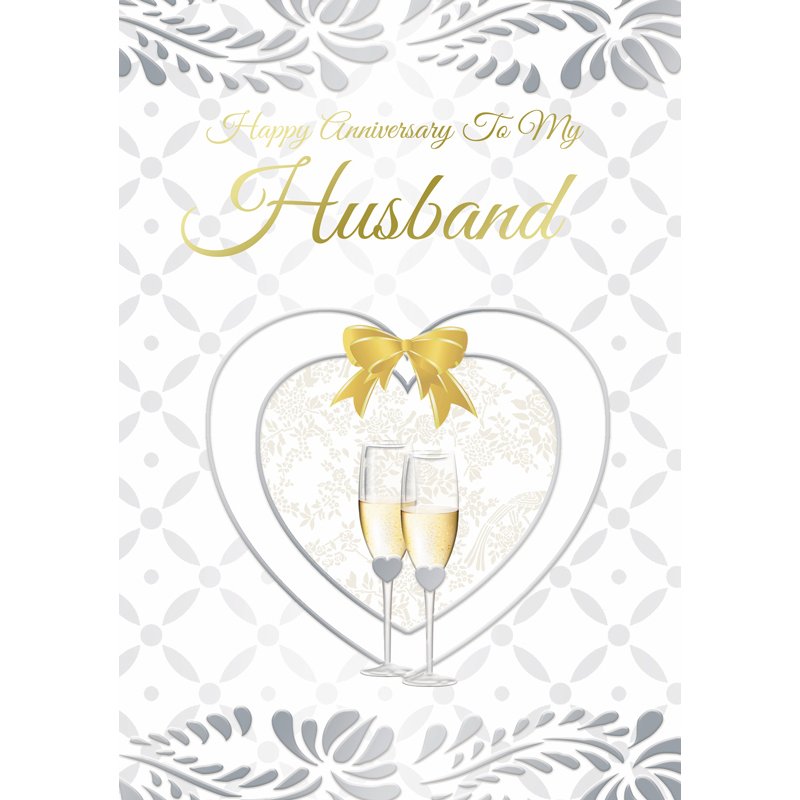 HUSBAND ANNIVERSARY MT SILVERLINE E/DAY 12S