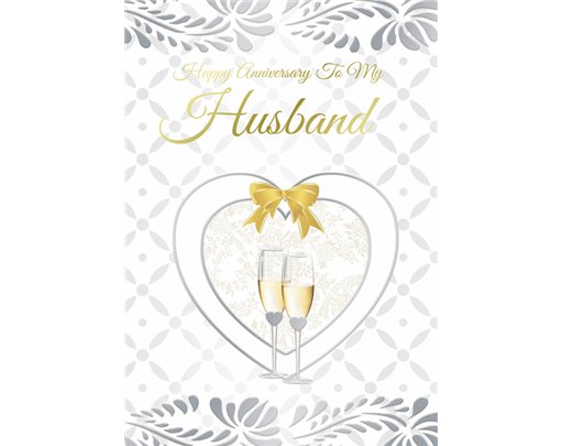 HUSBAND ANNIVERSARY MT SILVERLINE E/DAY 12S