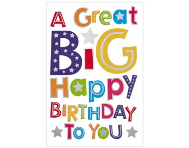 C50 A GREAT BIG BIRTHDAY OPEN WORDPLAY 6S