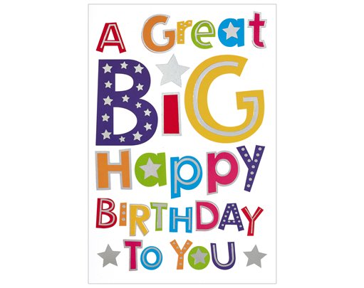 C50 A GREAT BIG BIRTHDAY OPEN WORDPLAY 6S