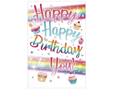 C50 OPEN HAPPY BIRTHDAY WORDPLAY 6S