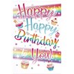C50 OPEN HAPPY BIRTHDAY WORDPLAY 6S