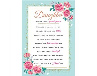 C75 DAUGHTER HEARTFELT WISHES 6S