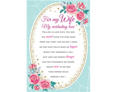 C75 WIFE HEARTFELT WISHES 6S