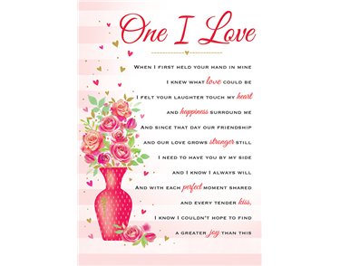 C75 ONE I LOVE HEARTFELT WISHES 6S