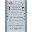 C75 MAN IN MY LIFE HEARTFELT WISHES 6S