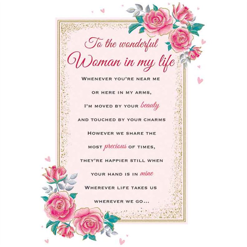 C75 WOMAN IN MY LIFE HEARTFELT WISHES 6S