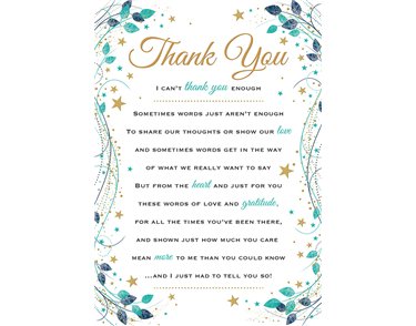 C75 THANK YOU HEARTFELT WISHES 6S
