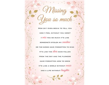 C75 MISSING YOU HEARTFELT WISHES 6S